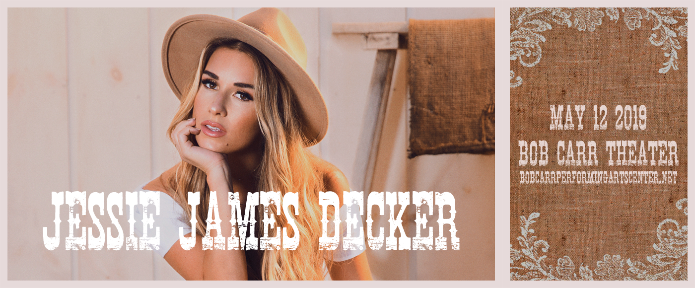 Jessie James Decker at Bob Carr Theater tickets Jessie James Decker at Bob Carr Theater